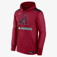 Arizona Diamondbacks Authentic Collection чоловічі Nike Therma MLB Pullover Толстовка з капюшоном колір червоний
