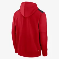 Washington Nationals Authentic Collection чоловічі Nike Therma MLB Pullover Толстовка з капюшоном колір червоний