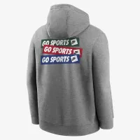 Nike Club Fleece чоловічі Pullover Толстовка з капюшоном колір сірий