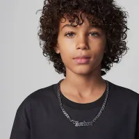 Nike Air Jordan Big детские Embroideцвет красный футболка цвет черный