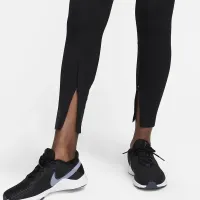 Nike Universa жіноча Medium-Support З високою талією Full-Length Zippeколір червоний лосіни з кишенямиколір чорний