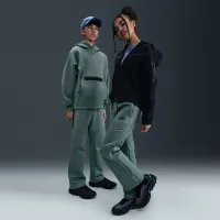 Nike Sportswear Tech Fleece Big детские (для мальчиков) Open-Hem Pants цвет серый