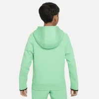 Nike Sportswear Tech Fleece Big дитячі (для хлопчиків) Full-Zip Толстовка з капюшоном колір зелений