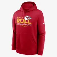 Kansas City Chiefs 2024 AFC West Champions Trophy Collection чоловічі Nike NFL Pullover Толстовка з капюшоном колір червоний