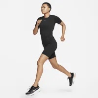 Nike Swift Wool женская Dri-FIT Short-Sleeve Running Top цвет черный