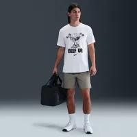 Nike мужские Dri-FIT тренировочные футболка цвет белый