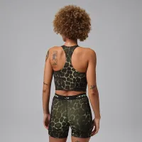 Nike Jordan Sport жіноча Dri-FIT Printed Top колір зелений