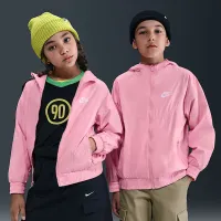 Nike Sportswear Windrunner Big дитячі Hooded Repel Куртка Pink