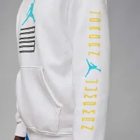 Nike Jordan AJ11 Gamma Fleece мужские Pullover Толстовка с капюшоном цвет белый