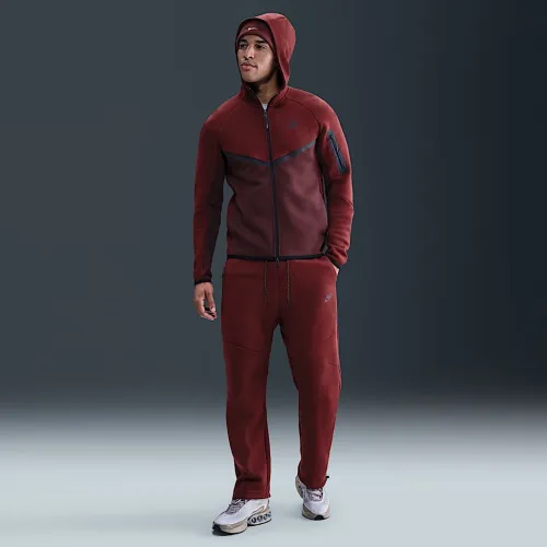 Nike Tech чоловічі Open-Hem Fleece Pants колір червоний