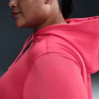 Nike Therma-FIT One женская Pullover Толстовка с капюшоном (большие размеры) Pink
