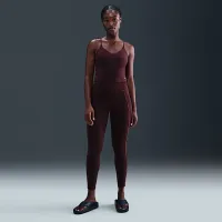 Nike One жіноча З високою талією 7/8 лосіни колір червоний