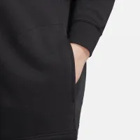 Nike Sportswear Club Fleece жіноча оверсайз Mock-Neck світшот (великі розміри) колір чорний
