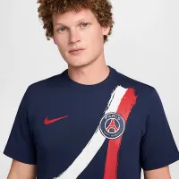 Paris Saint-Germain Away мужские Nike Nike Soccer футболка синий