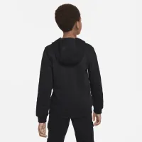 Nike Air Big детские Pullover Fleece Толстовка с капюшоном цвет черный
