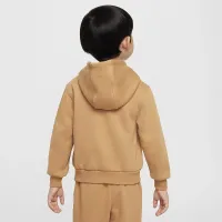 Nike Sportswear Club Toddler Applique Fleece Pullover Толстовка с капюшоном цвет коричневый