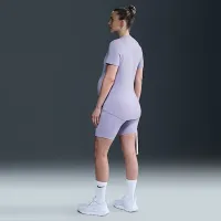 Nike (M) One жіноча Dri-FIT Slim-Fit Short-Sleeve Top (Maternity) колір фіолетовий