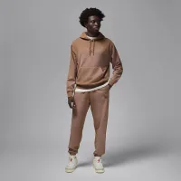 Nike Jordan Flight Fleece мужские Pullover Толстовка с капюшоном цвет коричневый