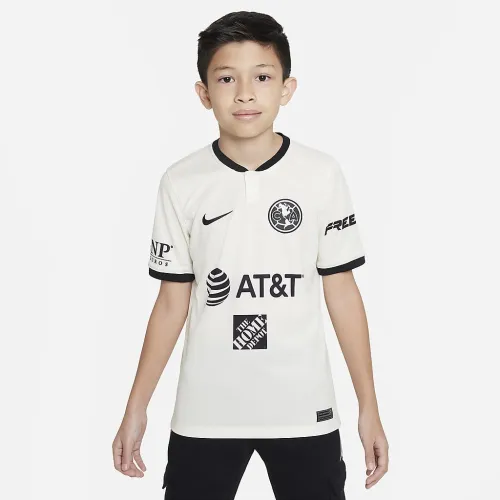 Club Америка 2022/23 Stadium Third Big детские Nike Dri-FIT Soccer Jersey цвет белый