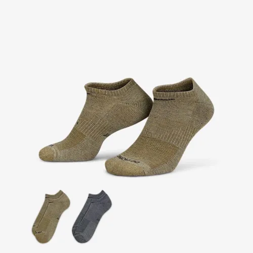 Nike Everyday Plus Cushioned No-Show носки (2 пары) многоцветный