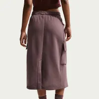 Nike Sportswear Phoenix Fleece женская Cargo Midi юбка цвет фиолетовый