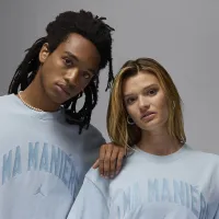 Nike Jordan x A Ma манера чоловічі футболка блакитний