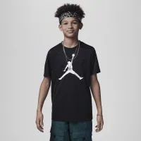 Nike Jordan Jumpman Dri-FIT Tee Big дитячі футболка колір чорний