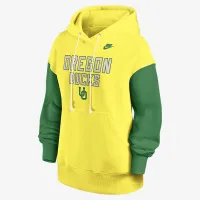Oregon Legacy Phoenix женская Nike College Pullover Толстовка с капюшоном Yellow