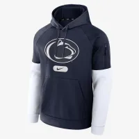 Penn State Nittany Lions Fitness Men’s Nike Therma College Pullover Толстовка з капюшоном блакитний