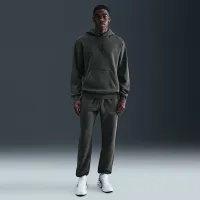 Nike Sportswear Club мужские Washed Cuffed Fleece Pants цвет серый