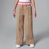 Nike Jordan Court of Legends Big детские Open Hem Pants цвет коричневый