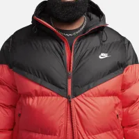 Nike Windrunner PrimaLoft® мужские Storm-FIT Hooded Puffer Куртка цвет черный