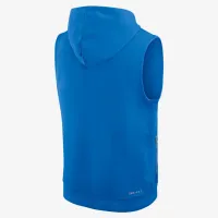 Detroit Lions Sideline чоловічі Nike Dri-FIT NFL Sleeveless Pullover Толстовка з капюшоном блакитний