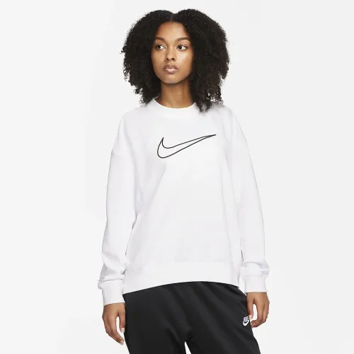 Nike Dri-FIT Get Fit женская круглый вырез свитшот цвет белый