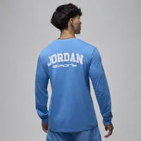 Nike Jordan Sport чоловічі Long-Sleeve футболка блакитний