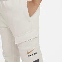 Nike Air Big детские Fleece Cargo Pants цвет коричневый