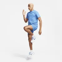 Nike Primary мужские Dri-FIT Short-Sleeve Versatile Top синий