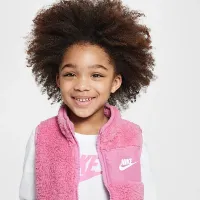 Nike Club Toddler Long Sleeve футболка, Vest, and Pants набор Pink