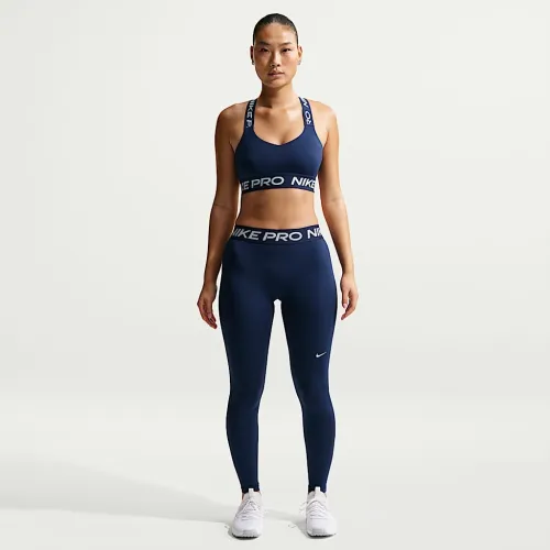 Nike Pro женская Mid-Rise Full-Length лосины синий