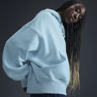 Nike Sportswear Phoenix Fleece женская Over-оверсайз Pullover Толстовка с капюшоном синий