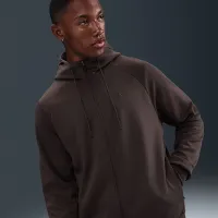 Nike Primary Fleece чоловічі Dri-FIT UV Full-Zip Performance Толстовка з капюшоном колір коричневий