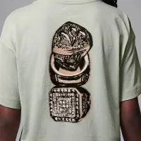 Nike Jordan Big детские Ring Stack футболка цвет зеленый