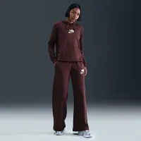 Nike Sportswear Club женская Pullover Fleece Толстовка с капюшоном цвет красный