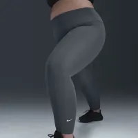 Nike Therma-FIT One женская С высокой Талией 7/8 лосины (большие размеры) цвет серый