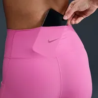 Nike One женская С высокой Талией 7/8 лосины с карманамиPink