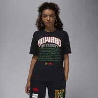Nike Jordan x Howard University жіноча футболка колір чорний