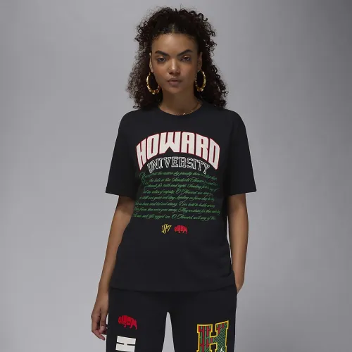 Nike Jordan x Howard University женская футболка цвет черный