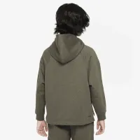 Nike Dri-FIT Athletics Big детские (для мальчиков) Fleece тренировочные Толстовка с капюшоном цвет зеленый