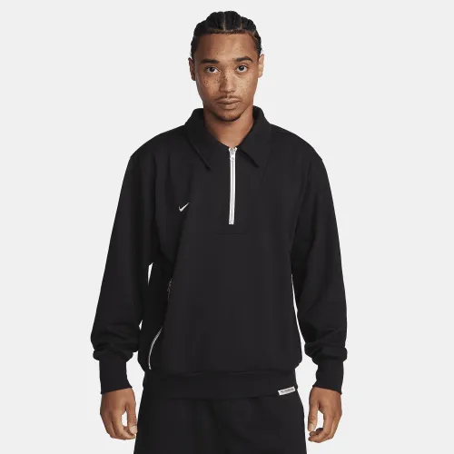 Nike Culture of Football Standard Issue чоловічі Dri-FIT 1/4-Zip Soccer Top колір чорний