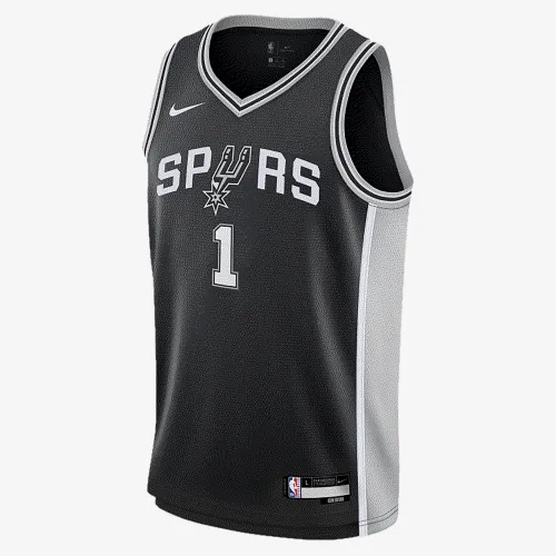 Victor Wembanyama San Antonio Spurs 2023/24 Icon Edition Big дитячі Nike NBA Swingman Jersey колір чорний